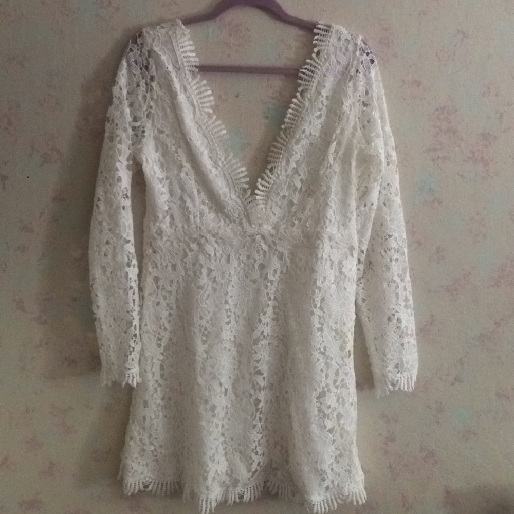 Victorian Lace Mini Dress